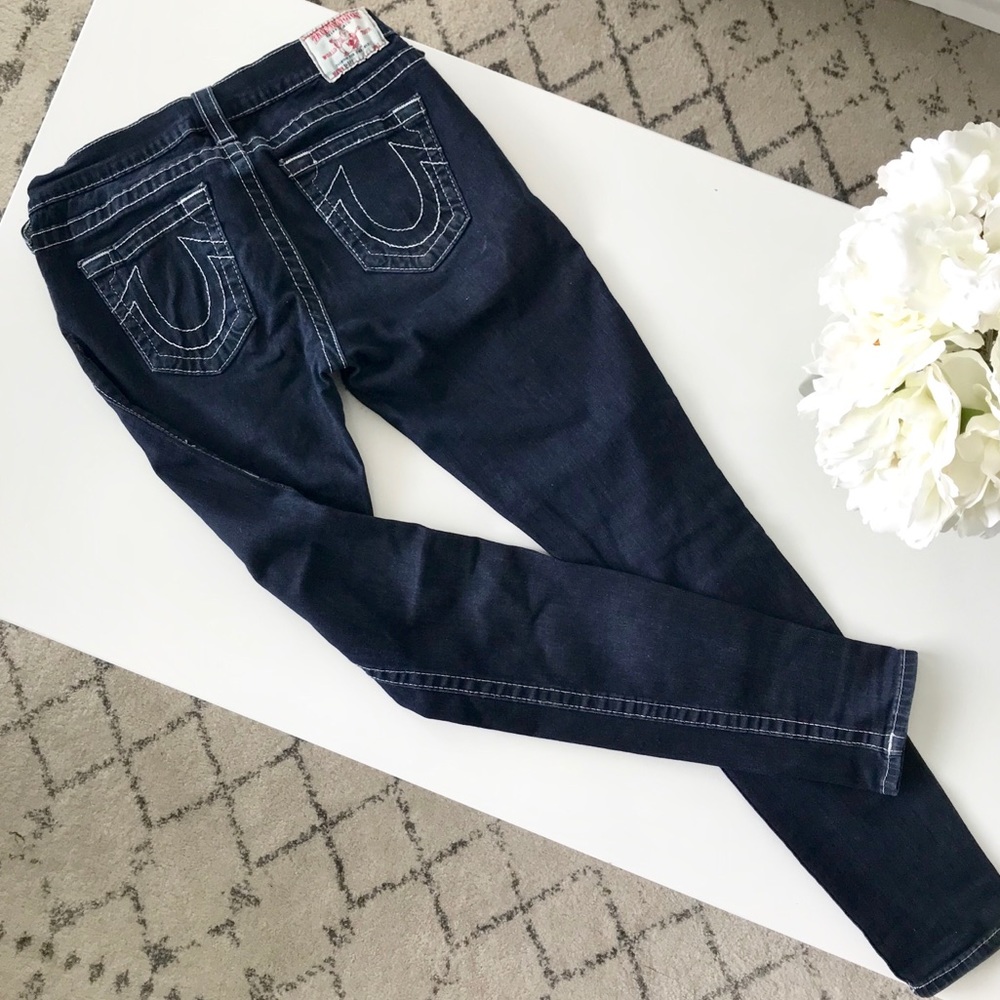 True Religion || dark wash skinny jean || sz 29